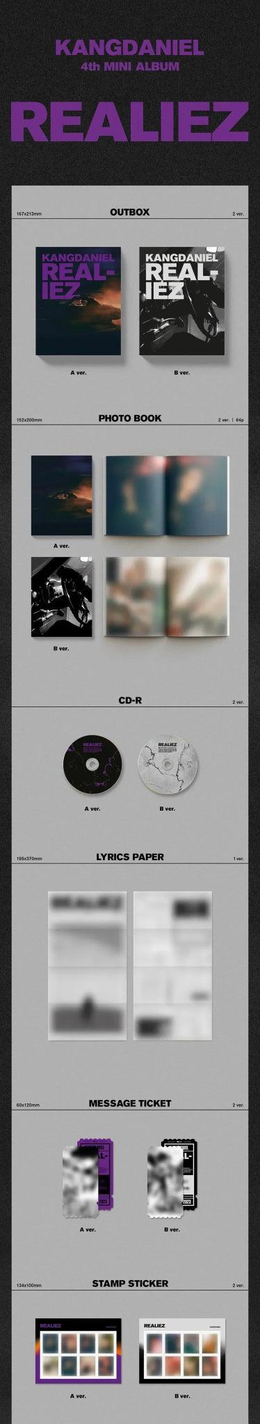 (SOBREPEDIDO) KANG DANIEL - REALIEZ 4TH MINI ALBUM - K-POP WORLD (7400309457031)