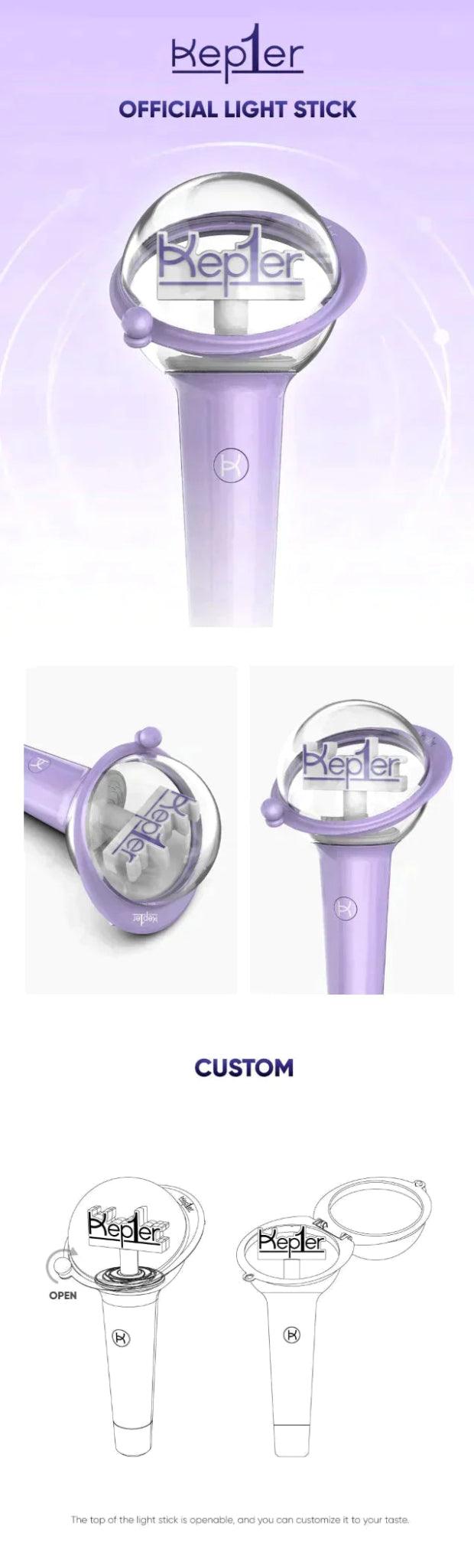 (SOBREPEDIDO) KEP1ER - OFFICIAL LIGHT STICK - K-POP WORLD (6817400029319)