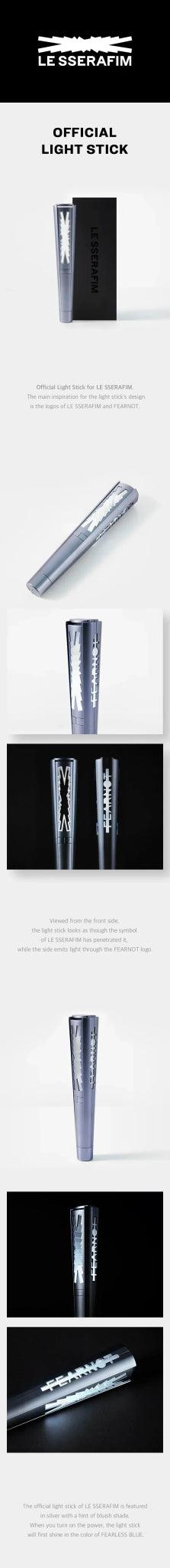 (SOBREPEDIDO) LE SSERAFIM - OFFICIAL LIGHT STICK - K-POP WORLD (7385823051911)