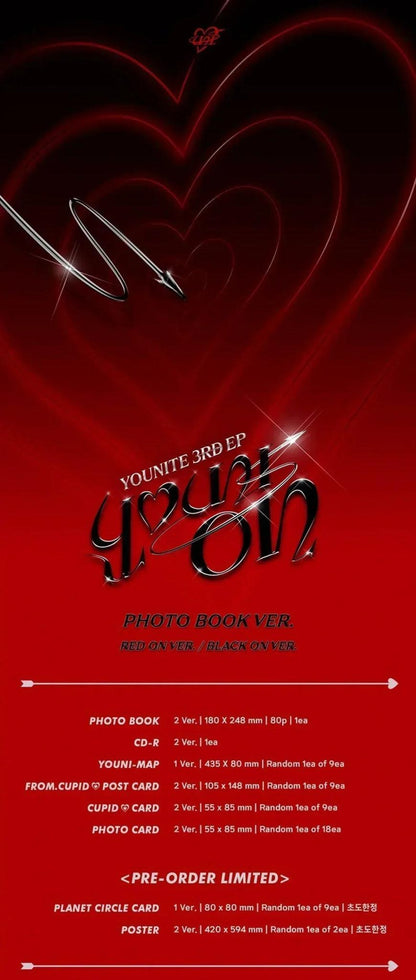 (SOBREPEDIDO) YOUNITE - YOUNI ON 3RD EP ALBUM (PHOTOBOOK VER.) - K-POP WORLD (6820777394311)