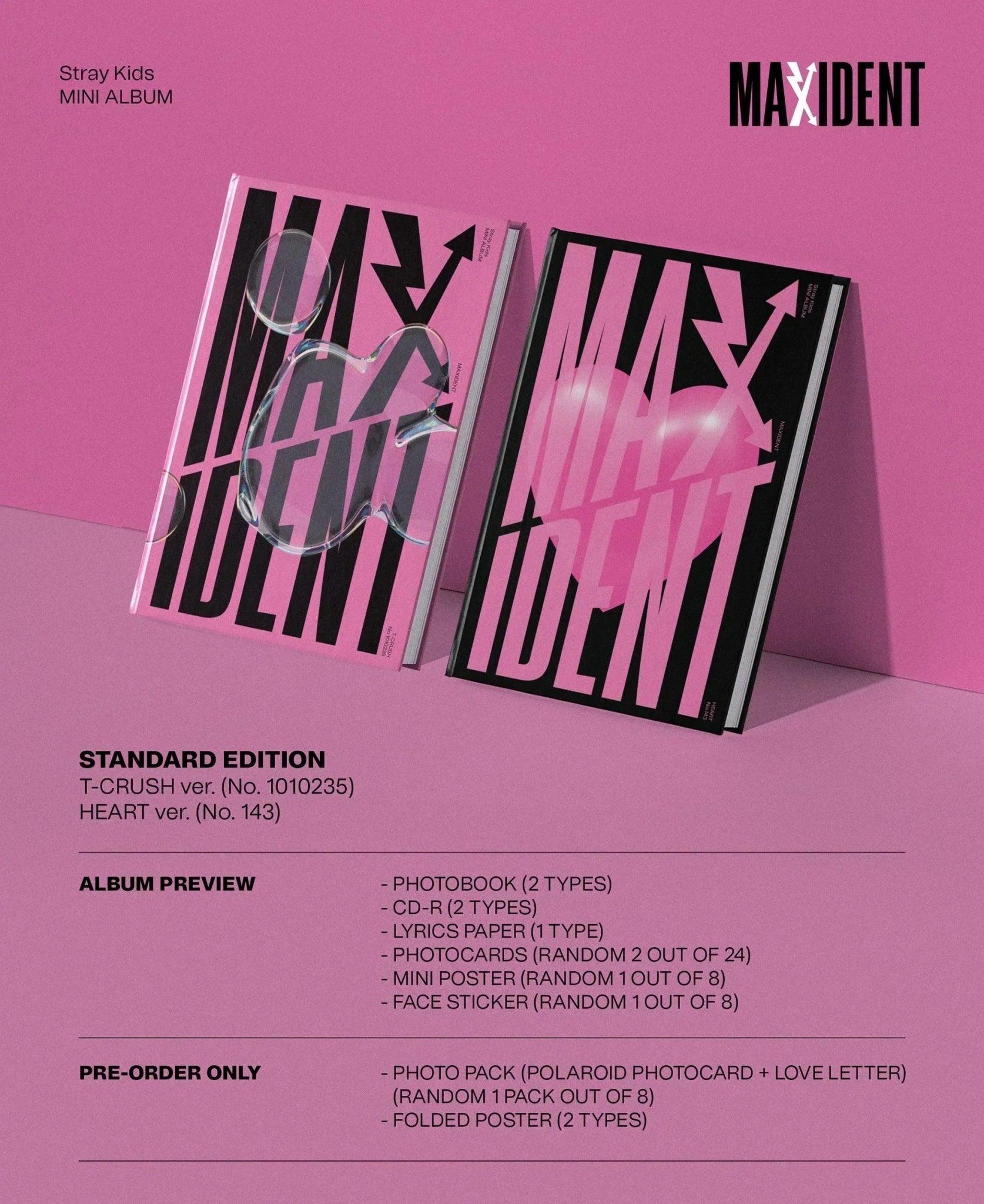 STRAY KIDS - 7TH MINI ALBUM MAXIDENT STANDARD EDITION – K-POP WORLD