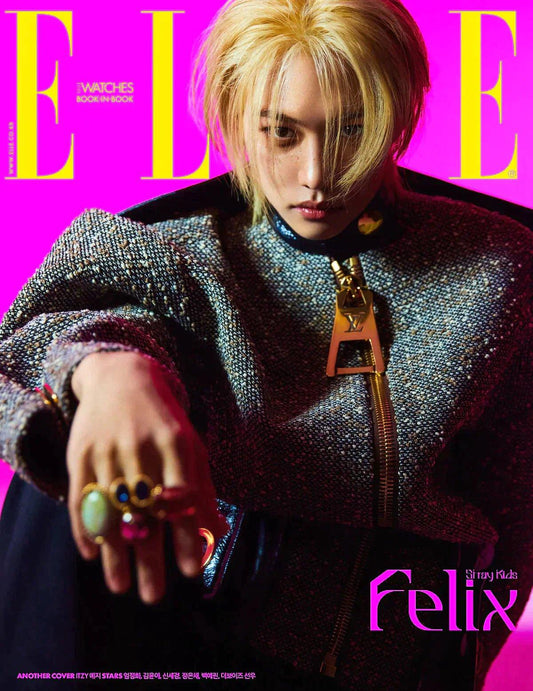 STRAY KIDS FELIX - COVER ELLE MAGAZINE 2023 MAY ISSUE - K-POP WORLD (7390691557511)