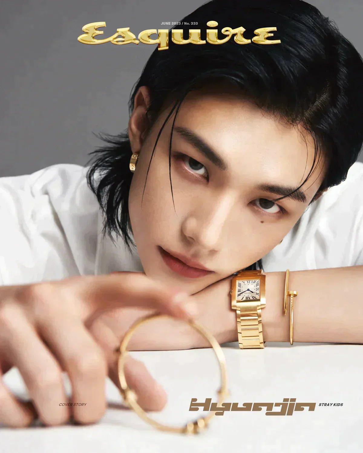 STRAY KIDS HYUNJIN - COVER ESQUIRE MAGAZINE 2023 JUNE ISSUE - K-POP WORLD (7397204918407)