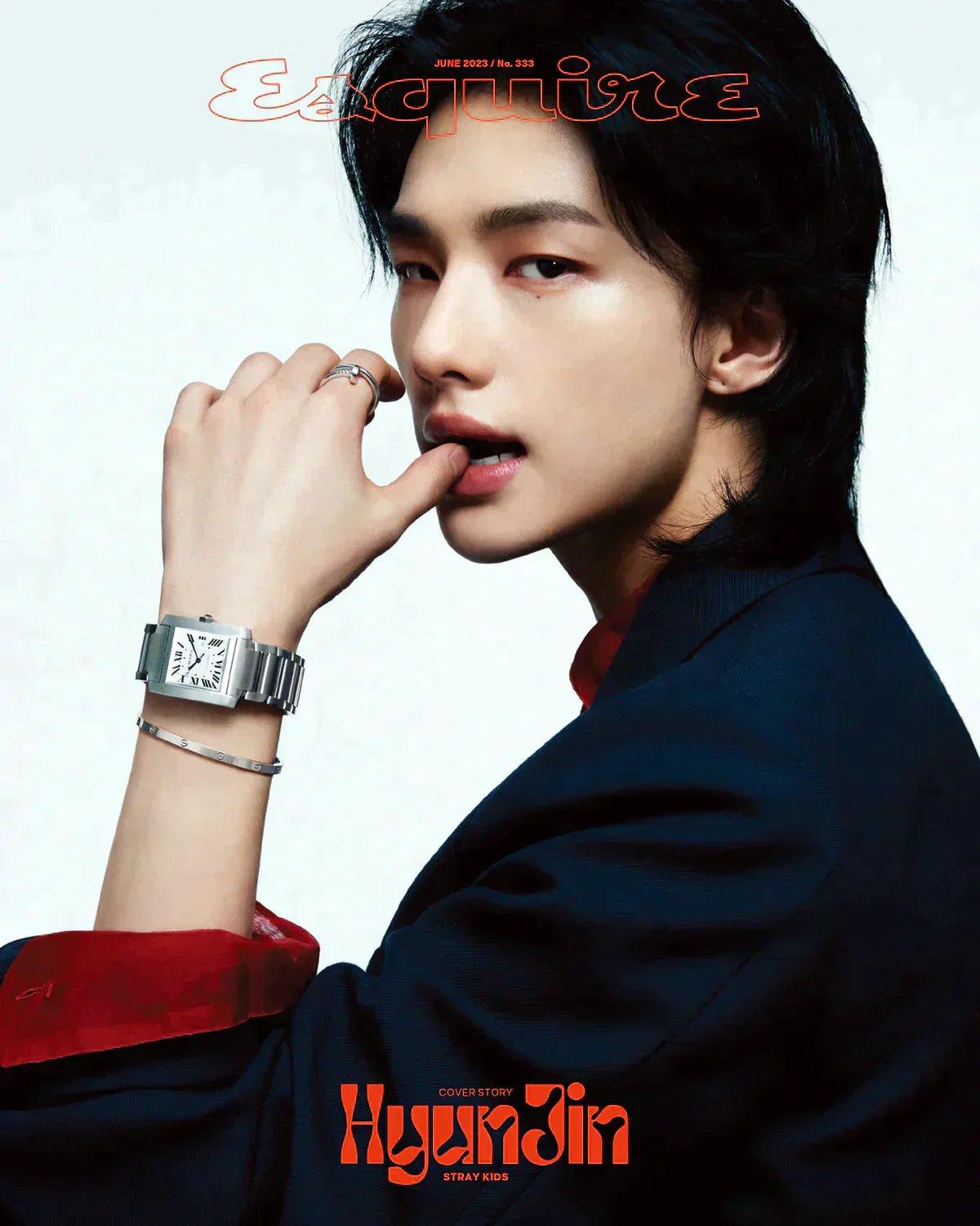 STRAY KIDS HYUNJIN - COVER ESQUIRE MAGAZINE 2023 JUNE ISSUE - K-POP WORLD (7397204918407)