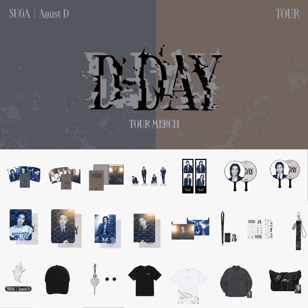 SUGA - AGUST D TOUR D-DAY OFFICIAL MD - K-POP WORLD (7395508486279)