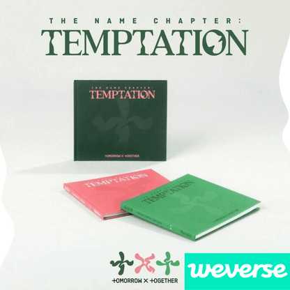 TXT - THE NAME CHAPTER TEMPTATION 5TH MINI ALBUM + WEVERSE GIFT - K-POP WORLD (6868282605703)