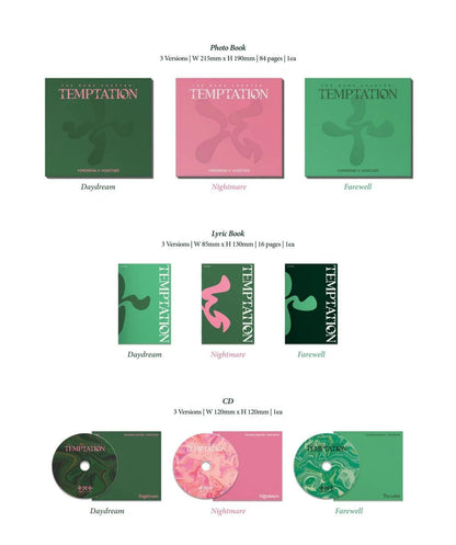 TXT - THE NAME CHAPTER TEMPTATION 5TH MINI ALBUM + WEVERSE GIFT - K-POP WORLD (6868282605703)