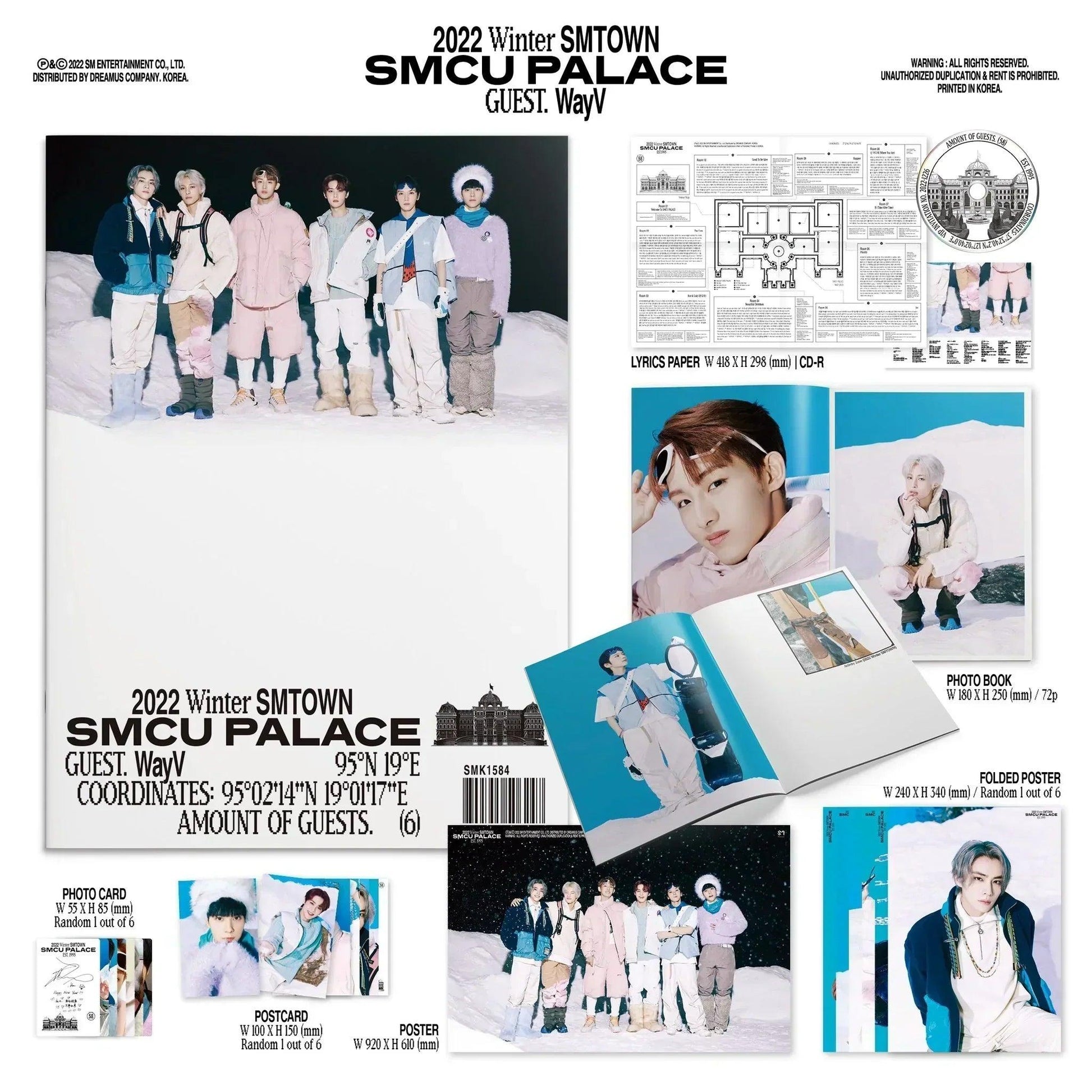 WAYV - 2022 WINTER SMTOWN SMCU PALACE - K-POP WORLD (7352554979463)