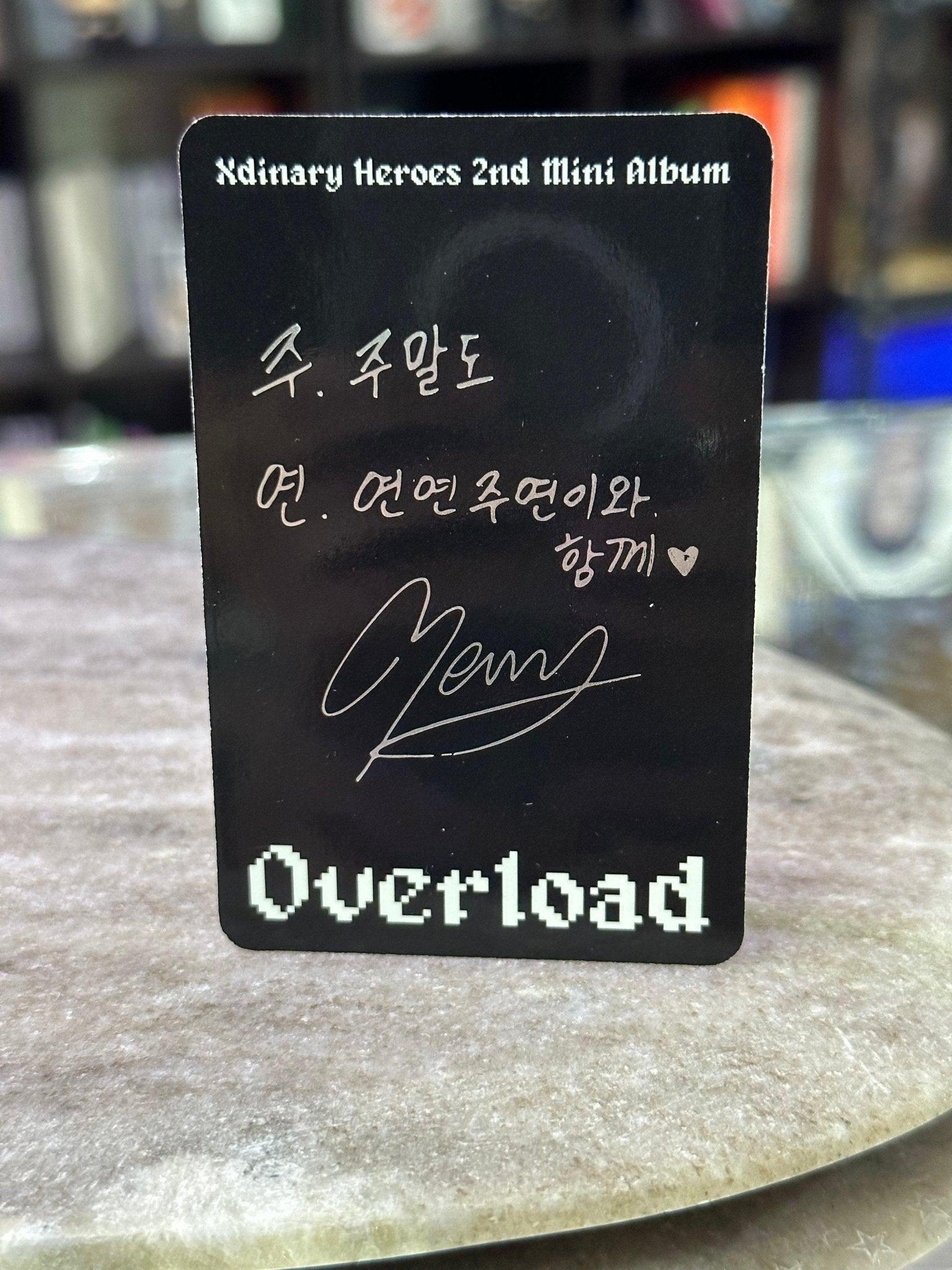 XDINARY HEROES - OVERLOAD PHOTOCARDS - K-POP WORLD (7400938111111)